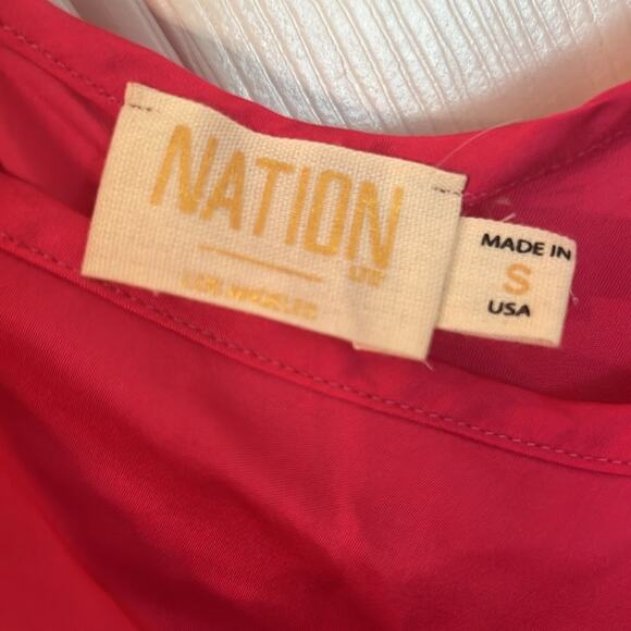 NWOT Nation LTD Farrah slip dress hot pink size S - Picture 9 of 11